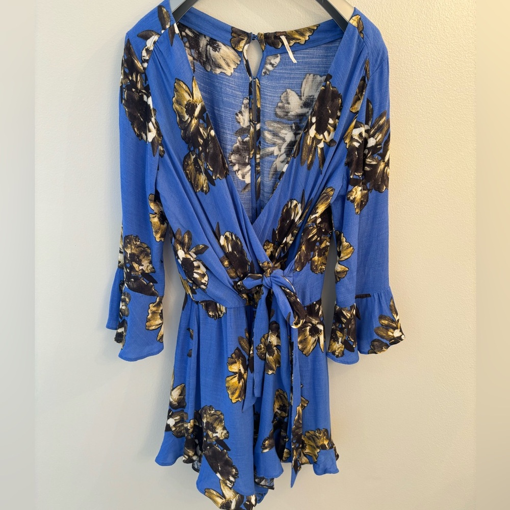 Free People All the right Ruffles Romper